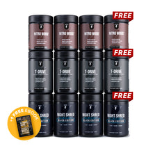قم بتحميل الصورة في المعرض، Supercharged Male Stack 3-Month Supply + 1 Free