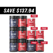 قم بتحميل الصورة في المعرض، AM/PM Thermo Stack 3-Month Supply + 1-Month Free + 3 Free Carb Cut Complete AU